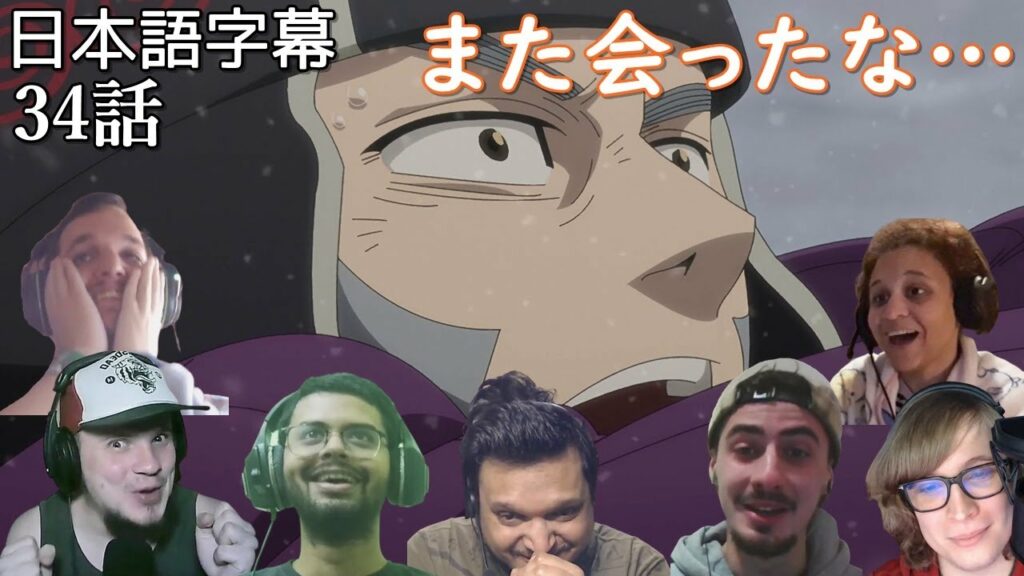 【日本語字幕】ゴールデンカムイ 34話(3期10話) リアクション