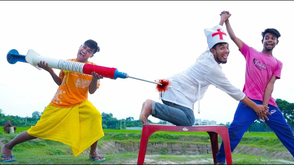 Must Watch Funny Video 2022 Injection Wala Comedy Video Doctor Comedy 2021 Ep-91 By Bidik Fun Tv