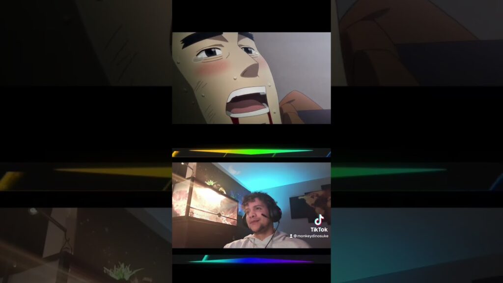 Chasing death !! Part 2.     #anime #animeclip #tiktok #animeedit #reaction #reels #goldenkamuy