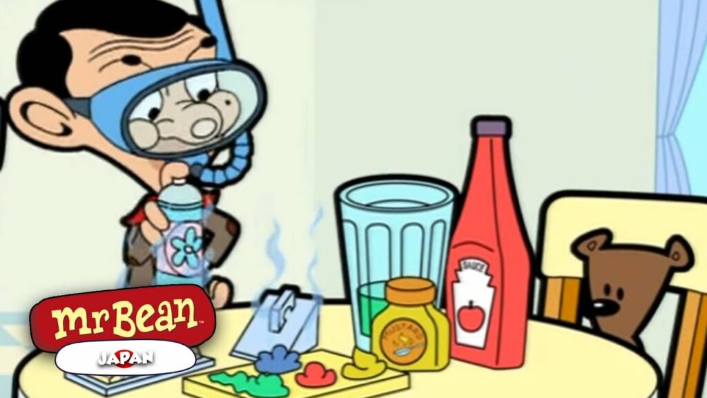 食べ物と一緒に絵 | ミスタービーンアニメーション日本語| 面白い漫画| ミスタービーンジャパン