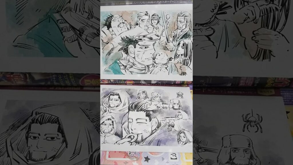 『ゴールデンカムイ』ヤングジャンプ付録のポストカードが神すぎる…!