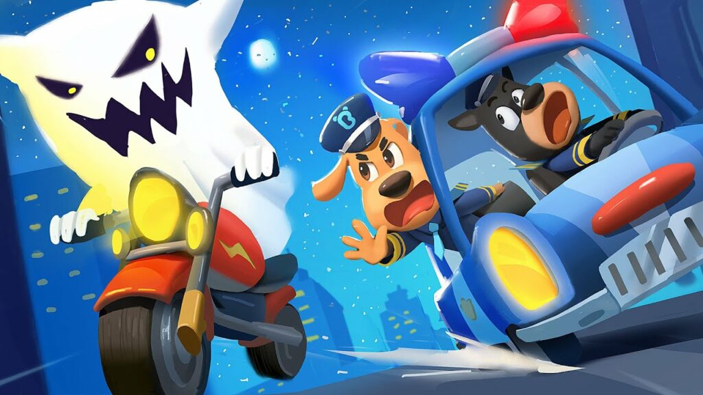 バイクにゴーストがのってる?! | 人気アニメの詰め合わせ | ラブール警部の事件簿 | 子供向け安全教育 | 赤ちゃんが喜ぶアニメ | 動画 | ベビーバス| BabyBus