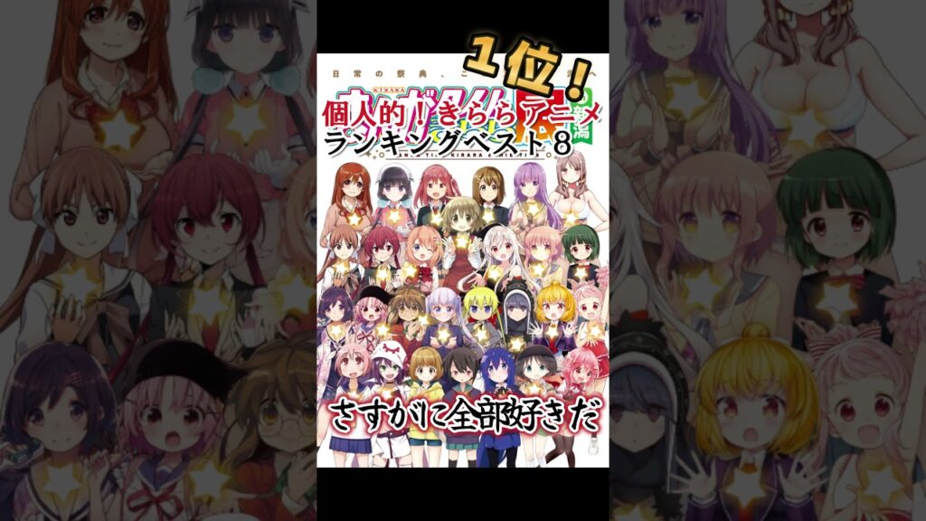 【キッズは知らない】個人的!きららアニメランキングベスト8【異論は認める】 #shorts