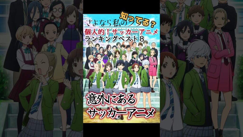 【キッズは知らない】個人的!サッカーアニメランキングベスト8【異論は認める】 #shorts