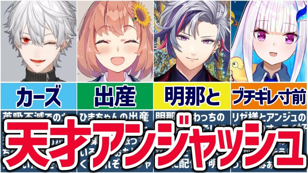 🌈にじさんじ🕒勘違いでアンジャッシュ的なコントを繰り広げる人達まとめ!【ゆっくり解説】