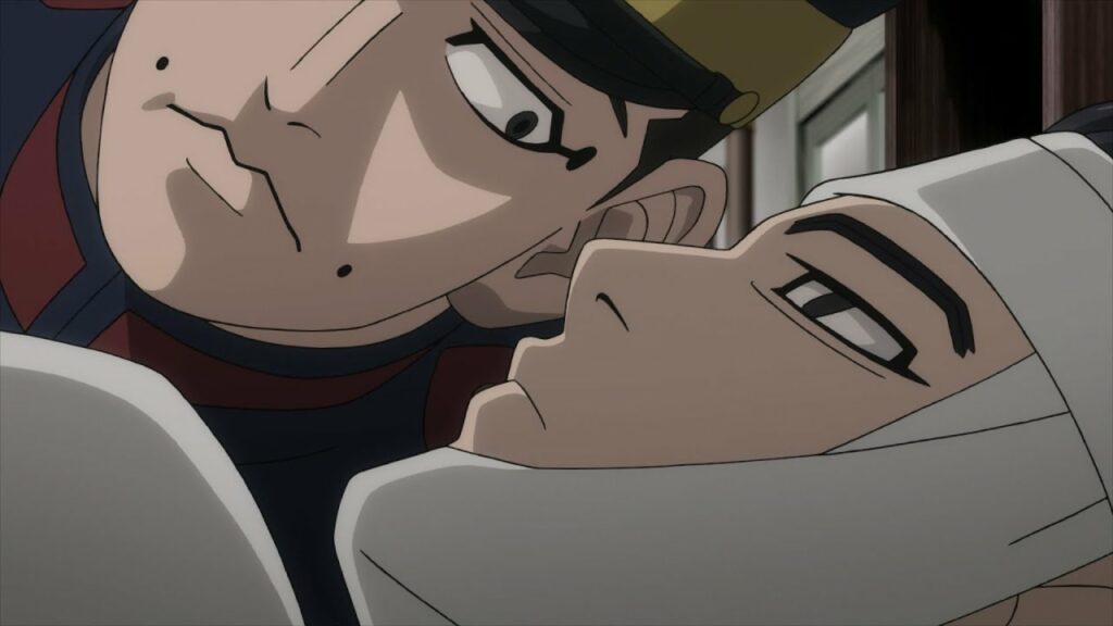Golden Kamuy – Ogata and Usami in the hospital