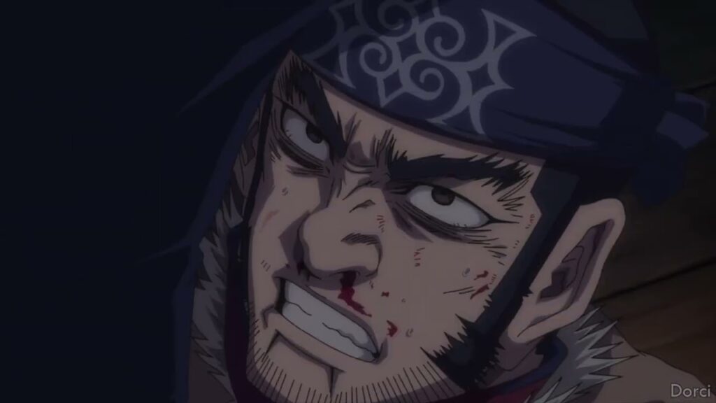 Golden Kamuy – Tsukishima chases Tanigaki