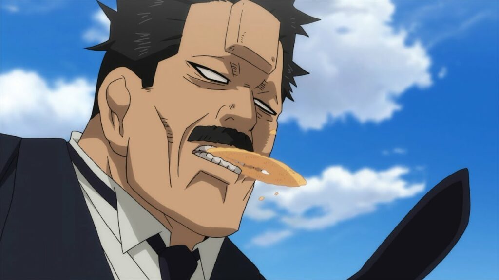 Golden Kamuy – Ushiyama and Chiyotarou scenes