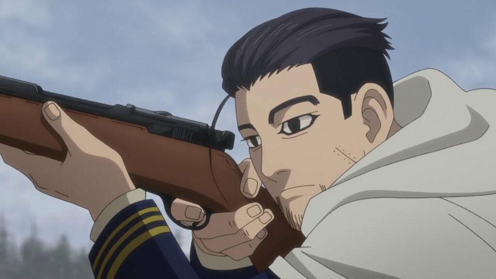 Golden Kamuy – Ogata hunts reindeer
