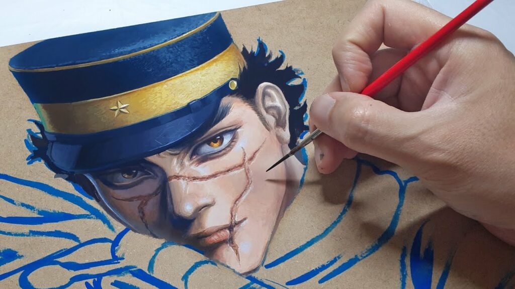 【ゴールデンカムイ/不死身の杉元】リアルに?描いてみた。実写化記念