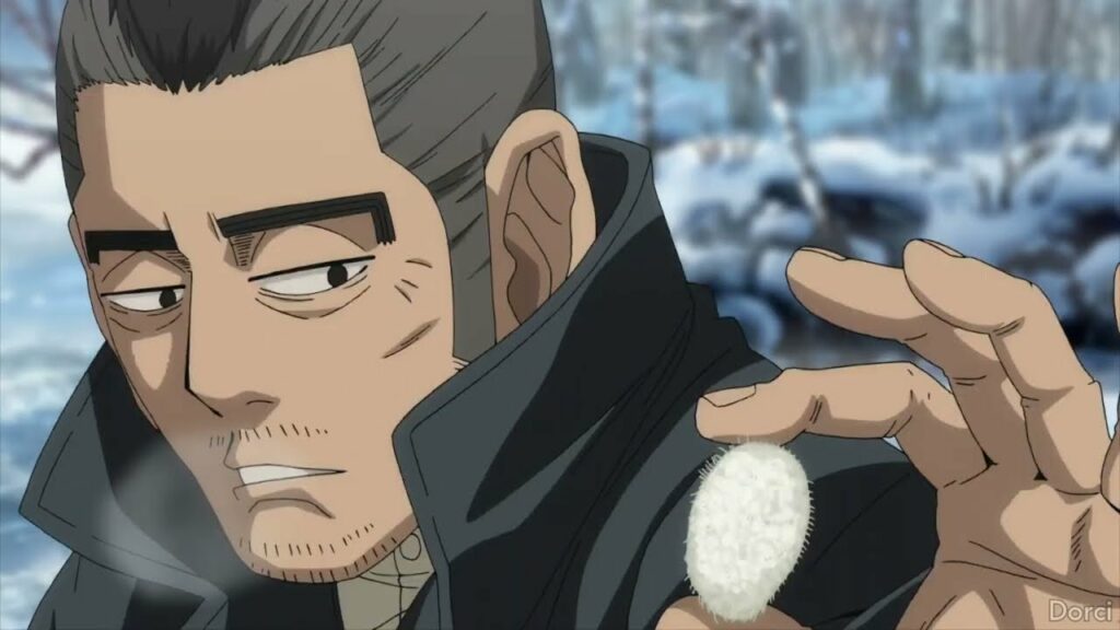 Golden Kamuy – Ice skater / Cold case scene
