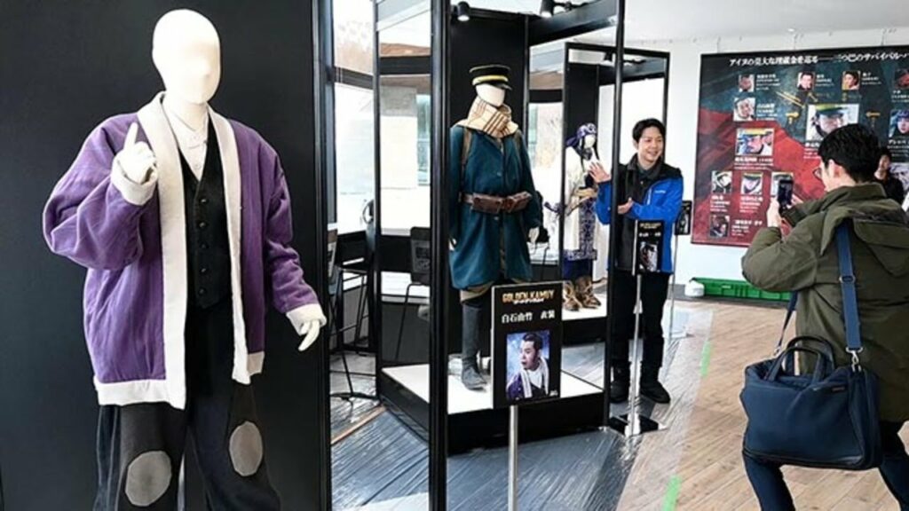 ウポポイが映画の世界に ゴールデンカムイ特別展