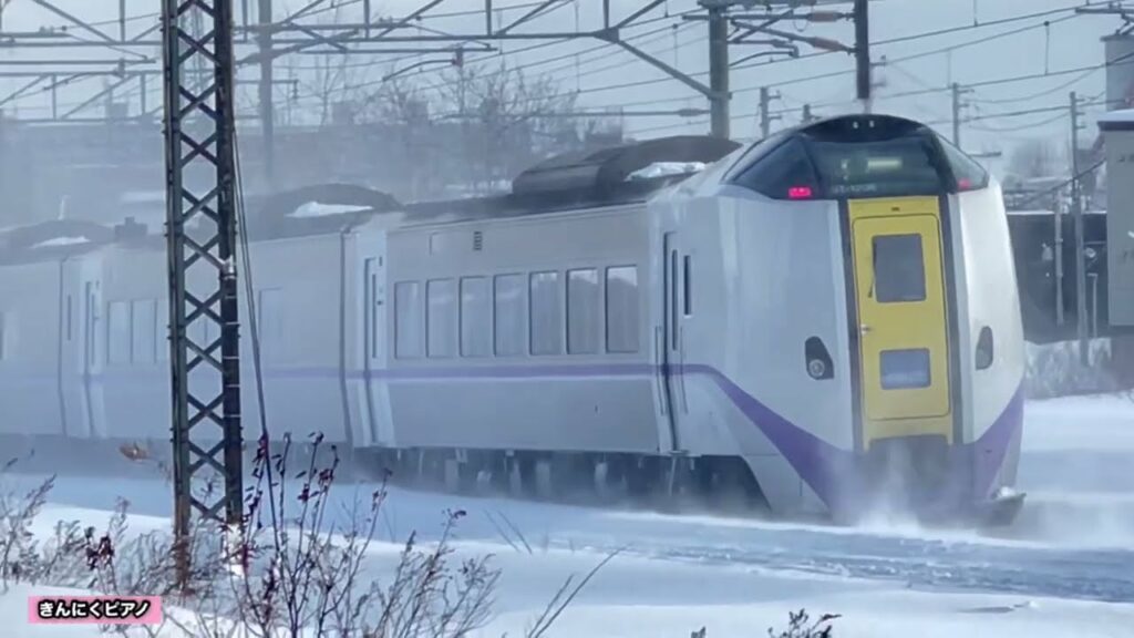 721系1009編成に、ゴールデンすずらんにカムイライラック?!冬の最高スポットから続々と現れる車両に注目✨👀 from the best winter spots