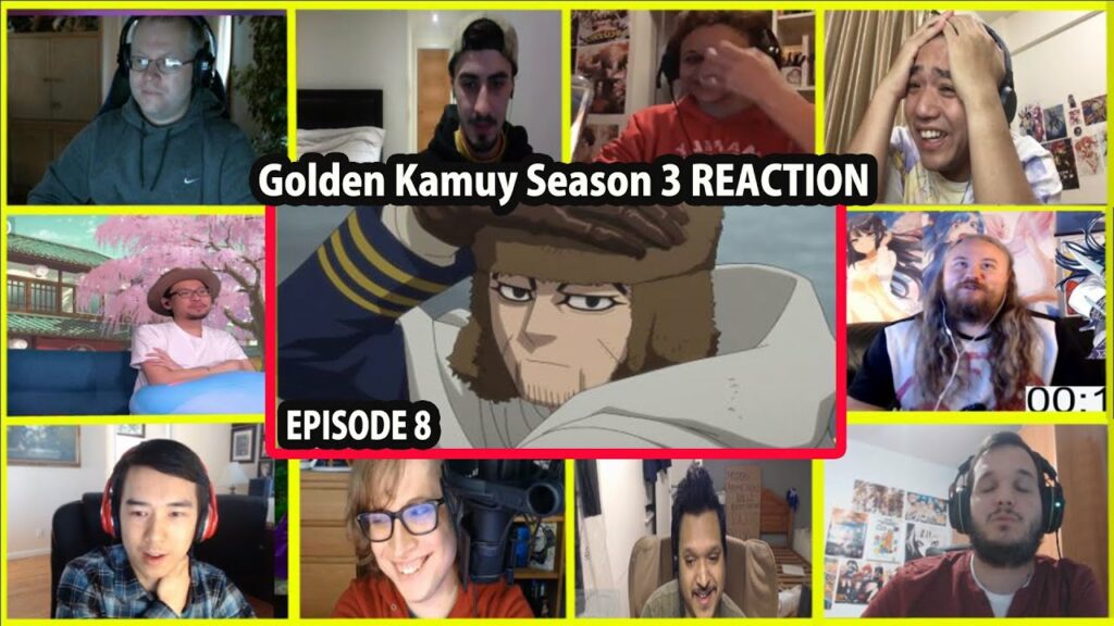 ゴールデンカムイ 3 期 第 8 話 | Golden Kamuy Season 3 Episode 8 Live Reactions Mashup- Battousai the manslayer