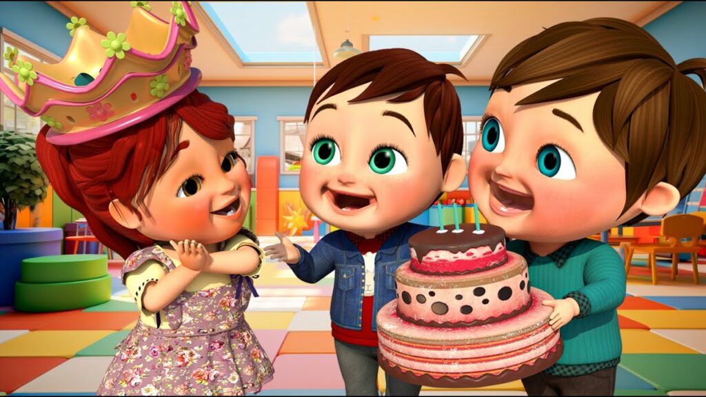 おたんじょうびおめでとう – 赤ちゃんの歌 – 童謡とキッズソング – 子供向け – バナナ手話漫画