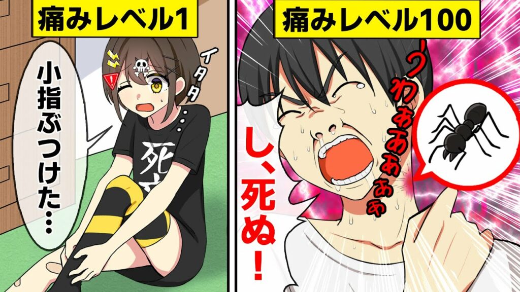 人間が経験する中で最もひどい痛みとは?【アニメ】【漫画動画】