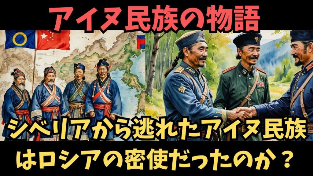 【歴史解説】シベリアから逃れたアイヌ民族はロシアの密使だったのか?#ゴールデンカムイ #アイヌ民族 #ロシア民族#民族独立