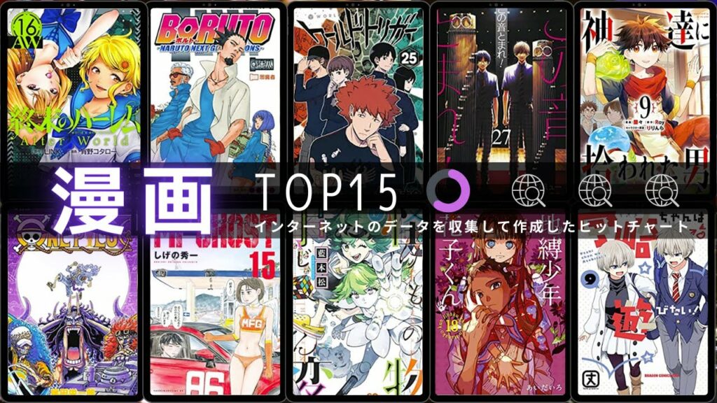 最新おすすめ漫画ランキング TOP15(2022年09月11日週)| 終末のハーレム、怪物事変、MFゴースト、地縛少年 花子くん、BORUTO―ボルトなど上位ランクイン!