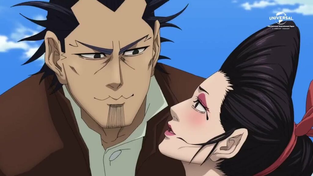 ⚡️ Появился тизер новой OVA по «Золотому Божеству», посвящённой Молниеносному Бандиту и Змее О-гин.