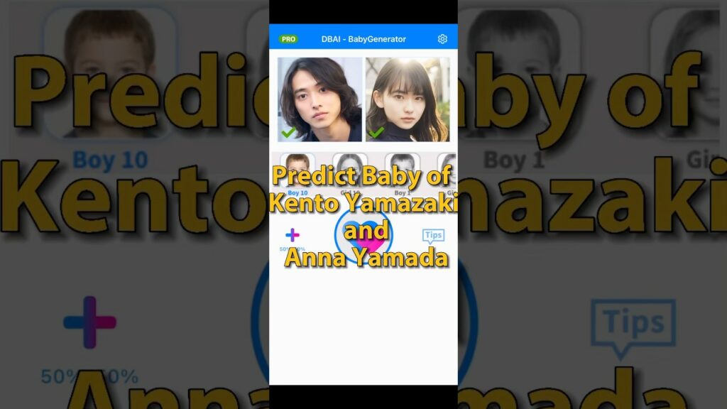 Predict Baby of Kento Yamazaki and Anna Yamada #shorts #babygenerator #kentoyamazaki #annayamada