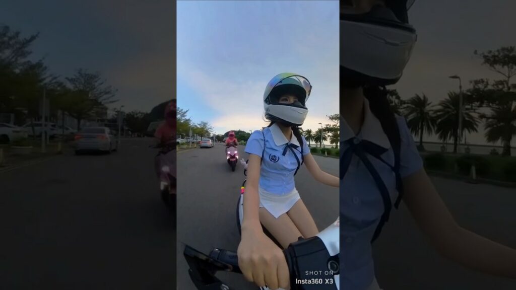 scooter girl riding 😘 #prismlivestudio